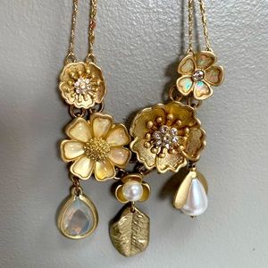 Fun gold charm necklace